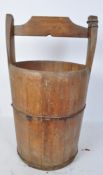 20TH CENTURY CHINESE WOODEN WATER WELL BUCKET