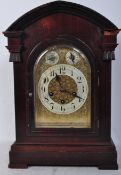 EARLY 20TH CENTURY GERMAN JUNGHANS MAHOGANY CLOCK