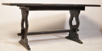 20TH CENTURY JACOBEAN REVIVAL OAK DINING TABLE