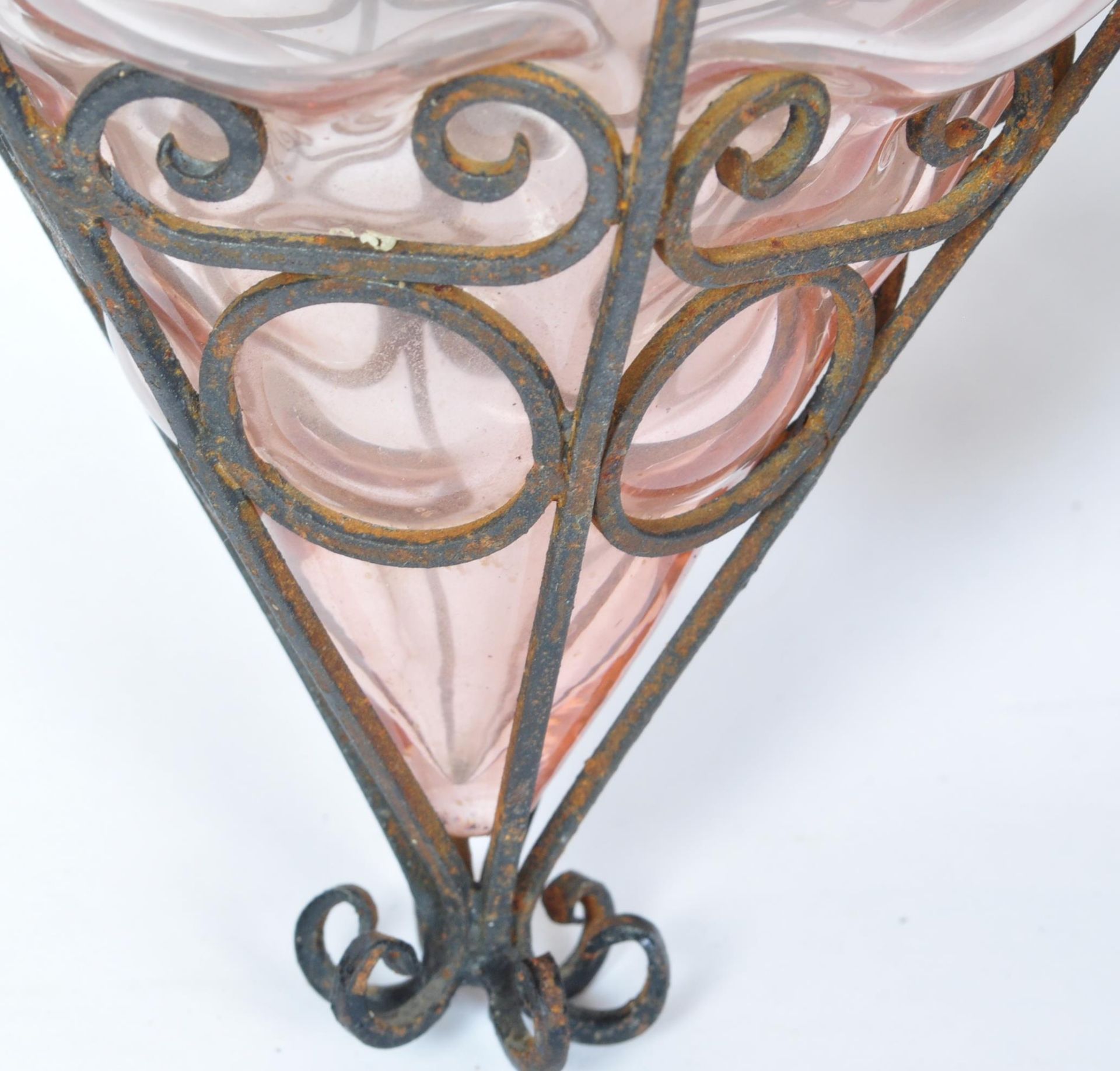 RETRO MID 20TH CENTURY MURANO HAND BLOWN GLASS PORCH SHADES - Image 4 of 5