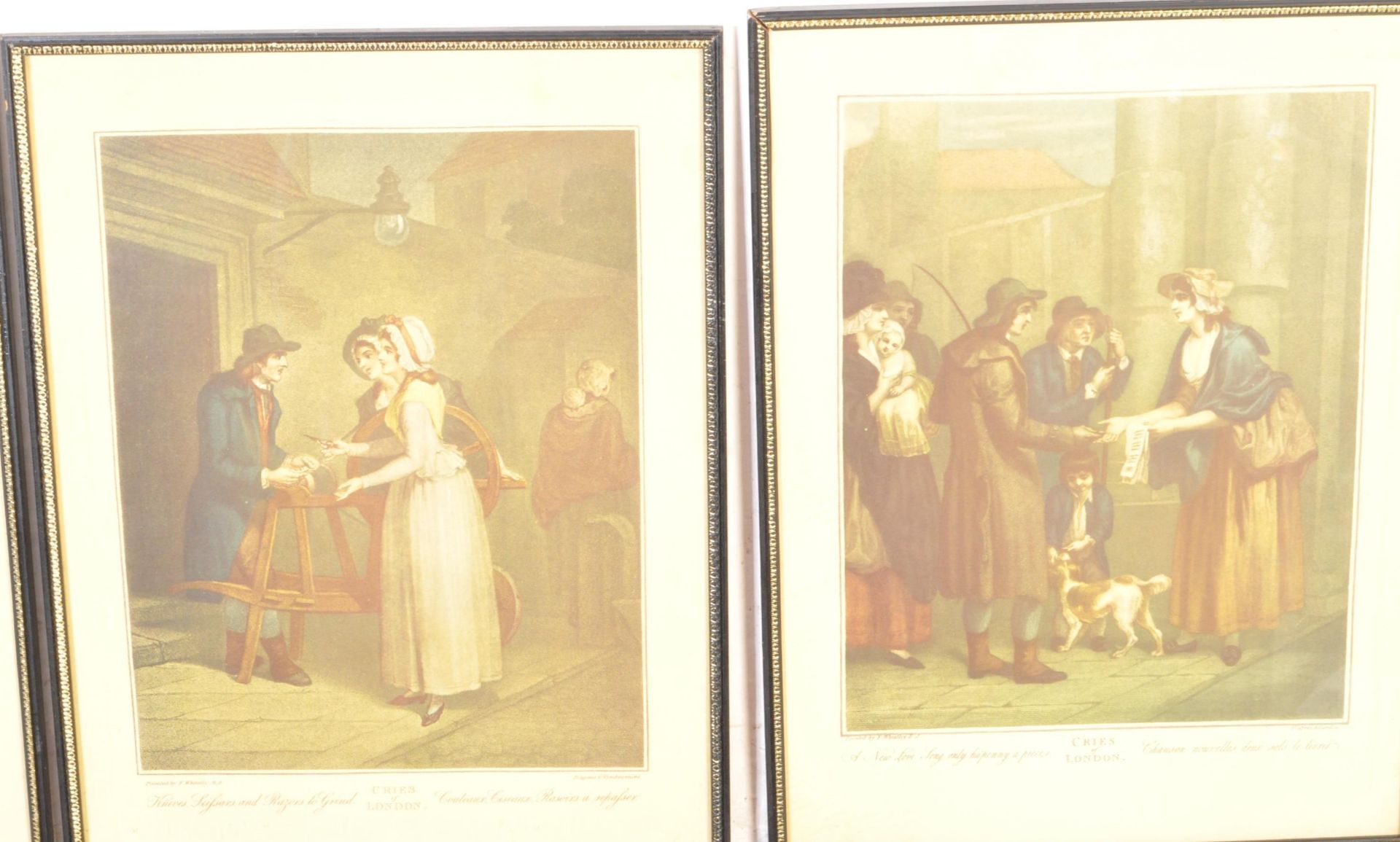 A SET OF EIGHT VINTAGE "CRIES OF LONDON" PRINTS - Image 3 of 6