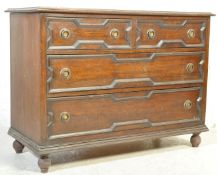 20TH CENTRUY JACOBEAN REVIVAL OAK CHEST OF DRAWERS