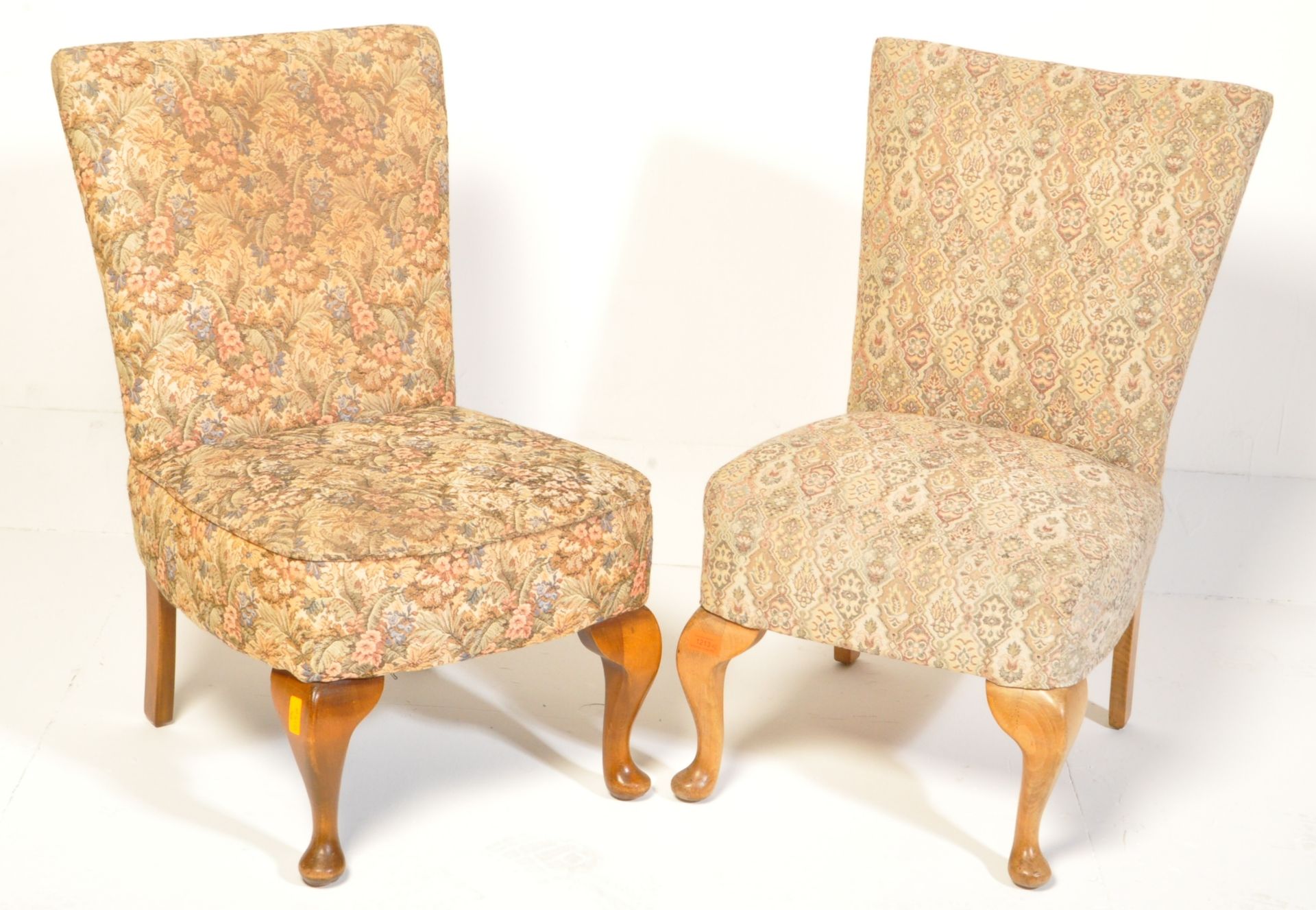 20TH CENTURY RETRO PARKER KNOLL STYLE BEDROOM CHAIRS - Image 2 of 9