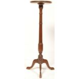 A VICTORIAN MAHOGANY TRIPOD JARDINIERE PLANT STAND