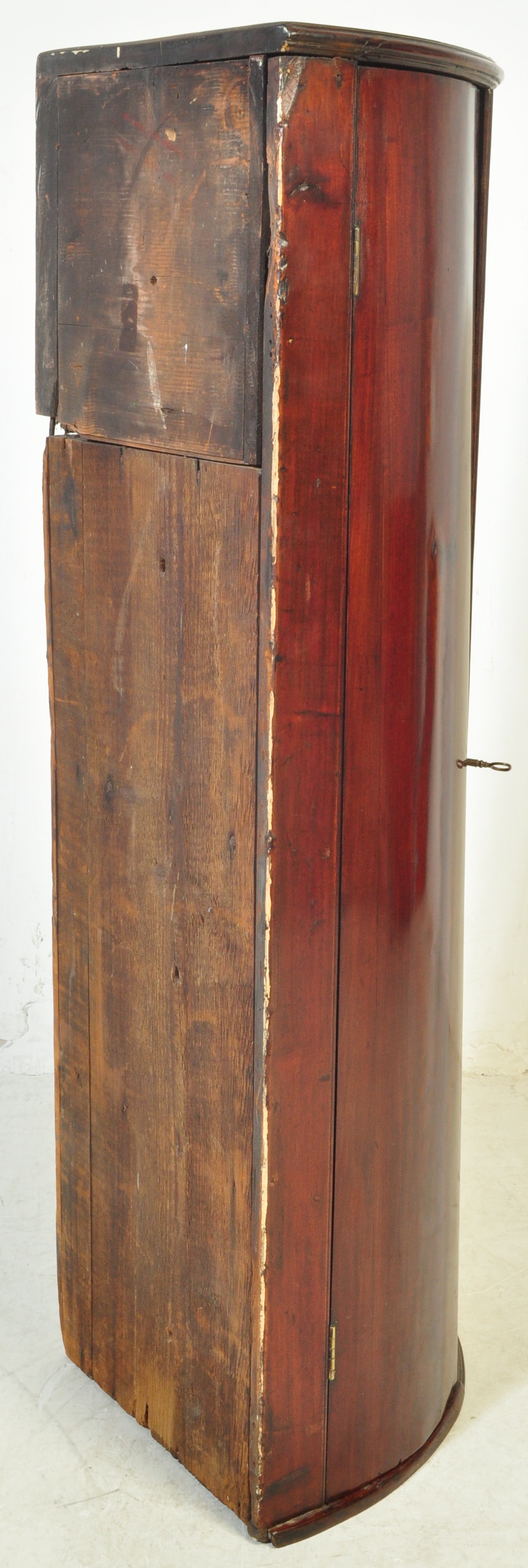 19TH CENTURY GEORGE III MAHOAGNY CORNER CUPBOARD - Image 5 of 5