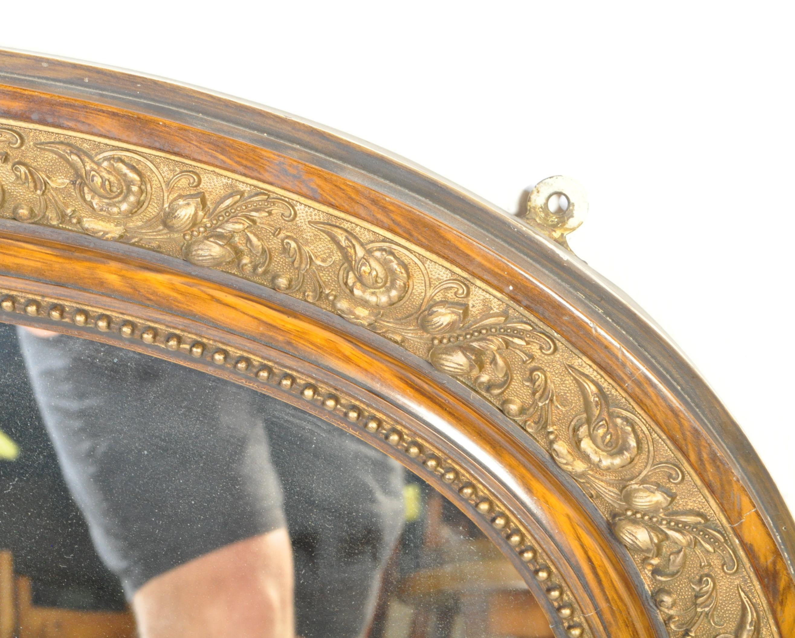 19TH CENTURY VICTORIAN OVERMANTEL WALL MIRROR - Image 3 of 6