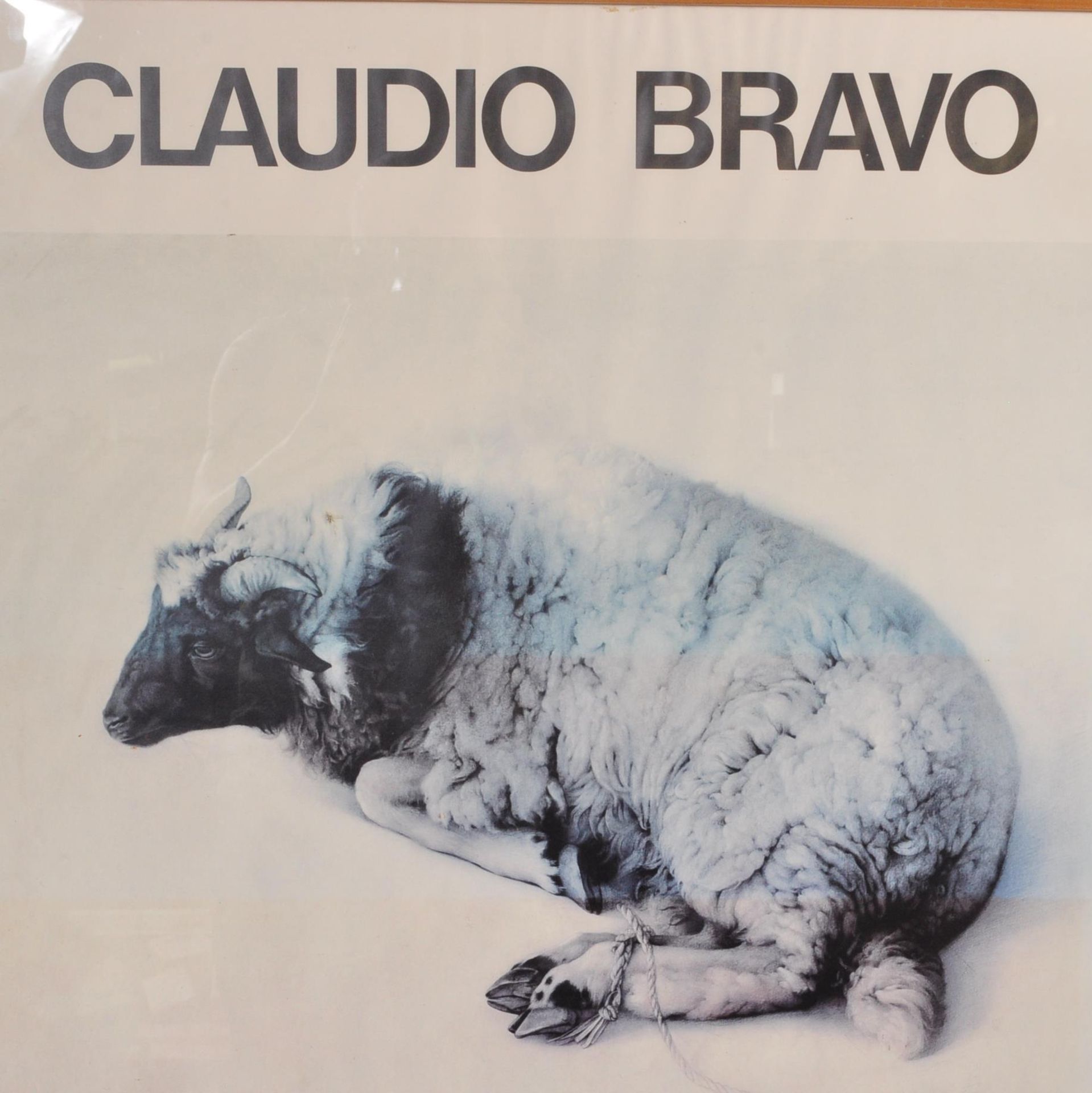 CLAUDIO BRAVO - CHILEAN (1936-2011) GERMAN EXHIBITION POSTER - Image 3 of 6