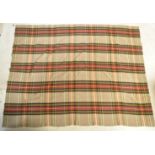 LARGE VINTAGE 20TH CENTURY WOOLLEN WELSH BLANKET