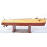 VINTAGE MID CENTURY WOODEN KEIL KRAFT BOAT