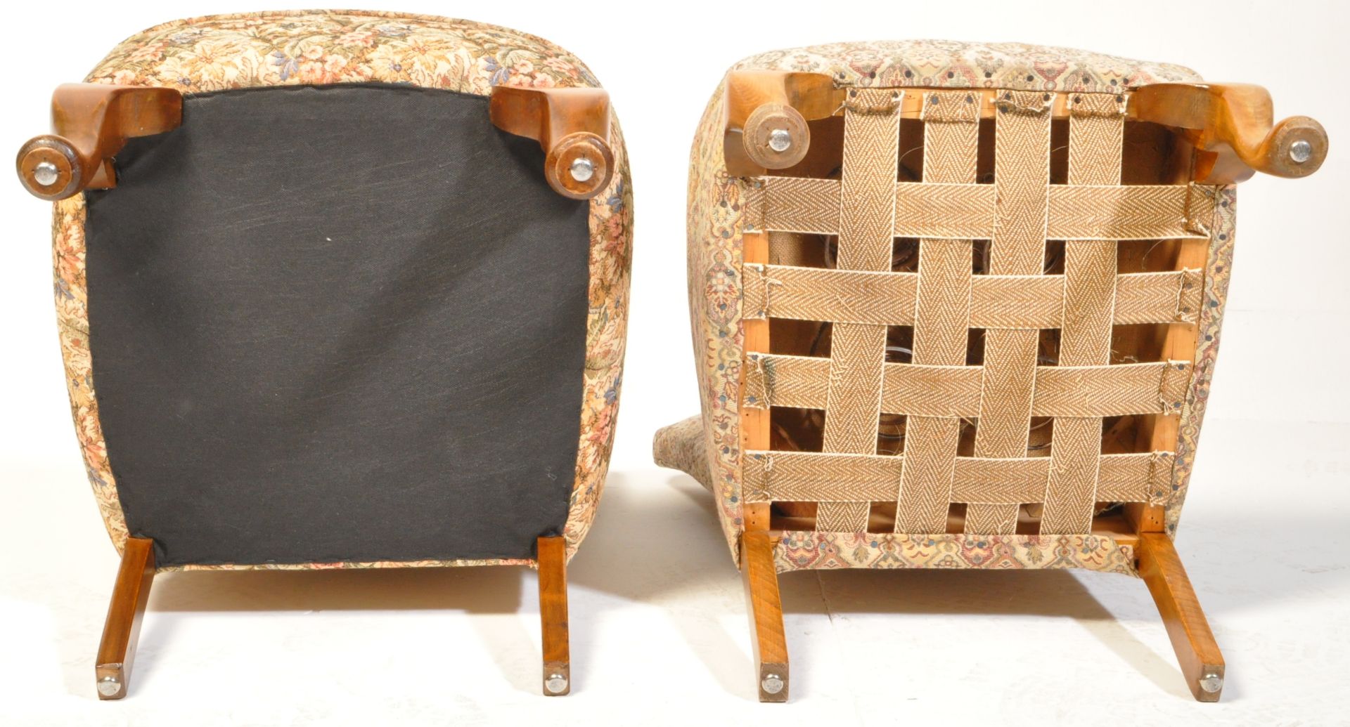 20TH CENTURY RETRO PARKER KNOLL STYLE BEDROOM CHAIRS - Image 9 of 9