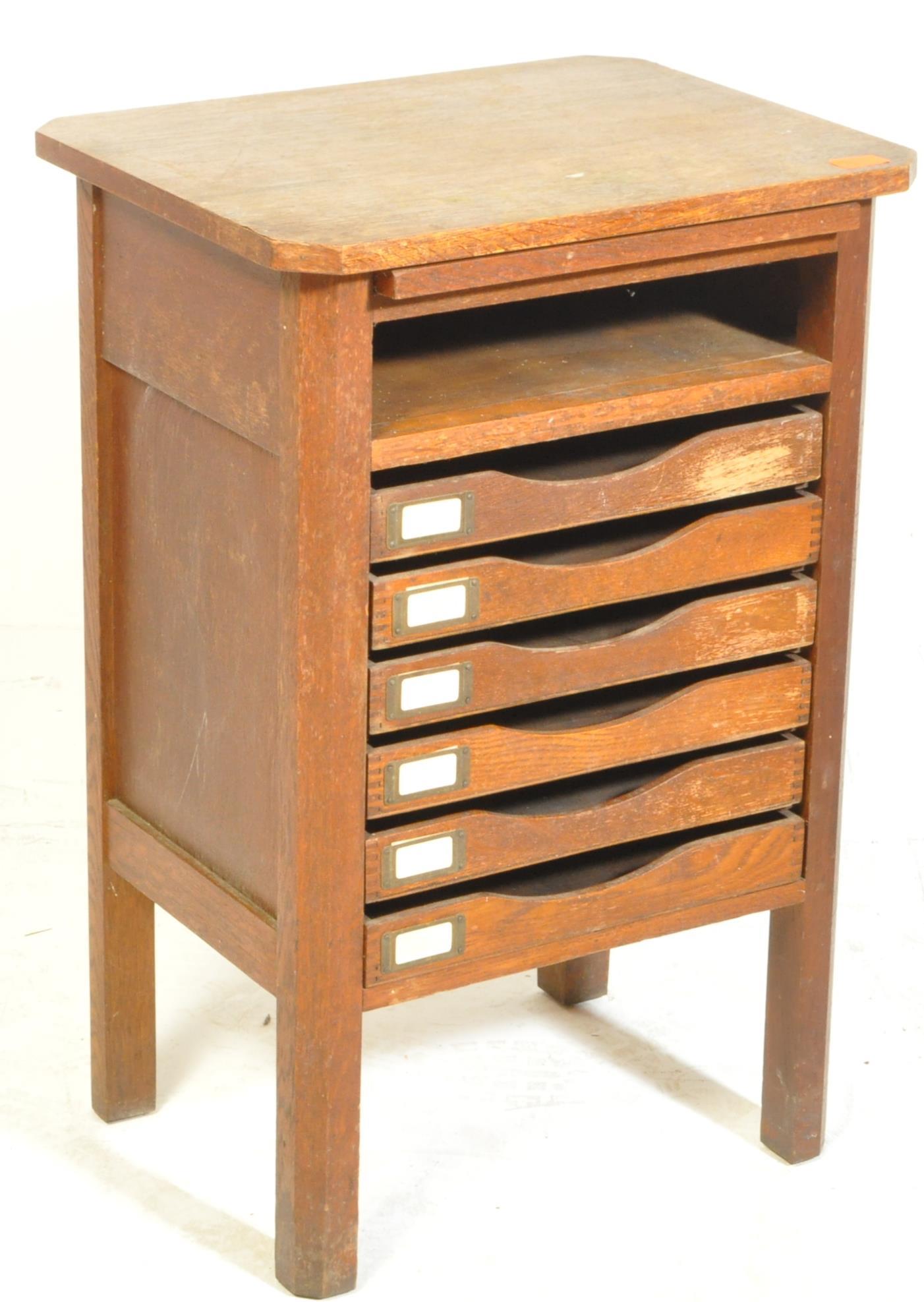 ASTROLA - EARLY 20TH CENTURY OAK OFFICE FILING CABINET - Image 2 of 6