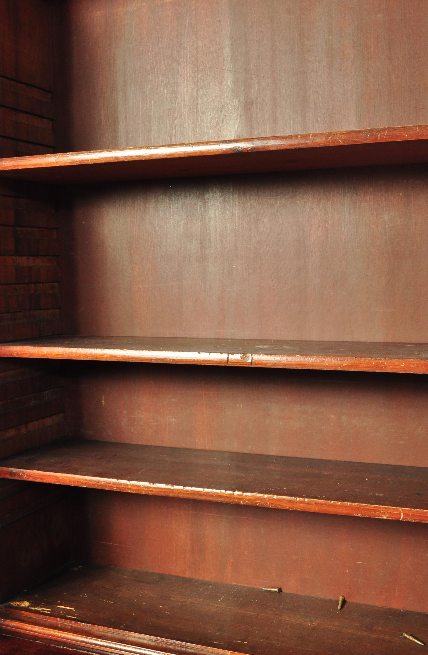 19TH CENTURY VICTORIAN MAHOGANY SECRETAIRE BOOKCASE - Image 3 of 13