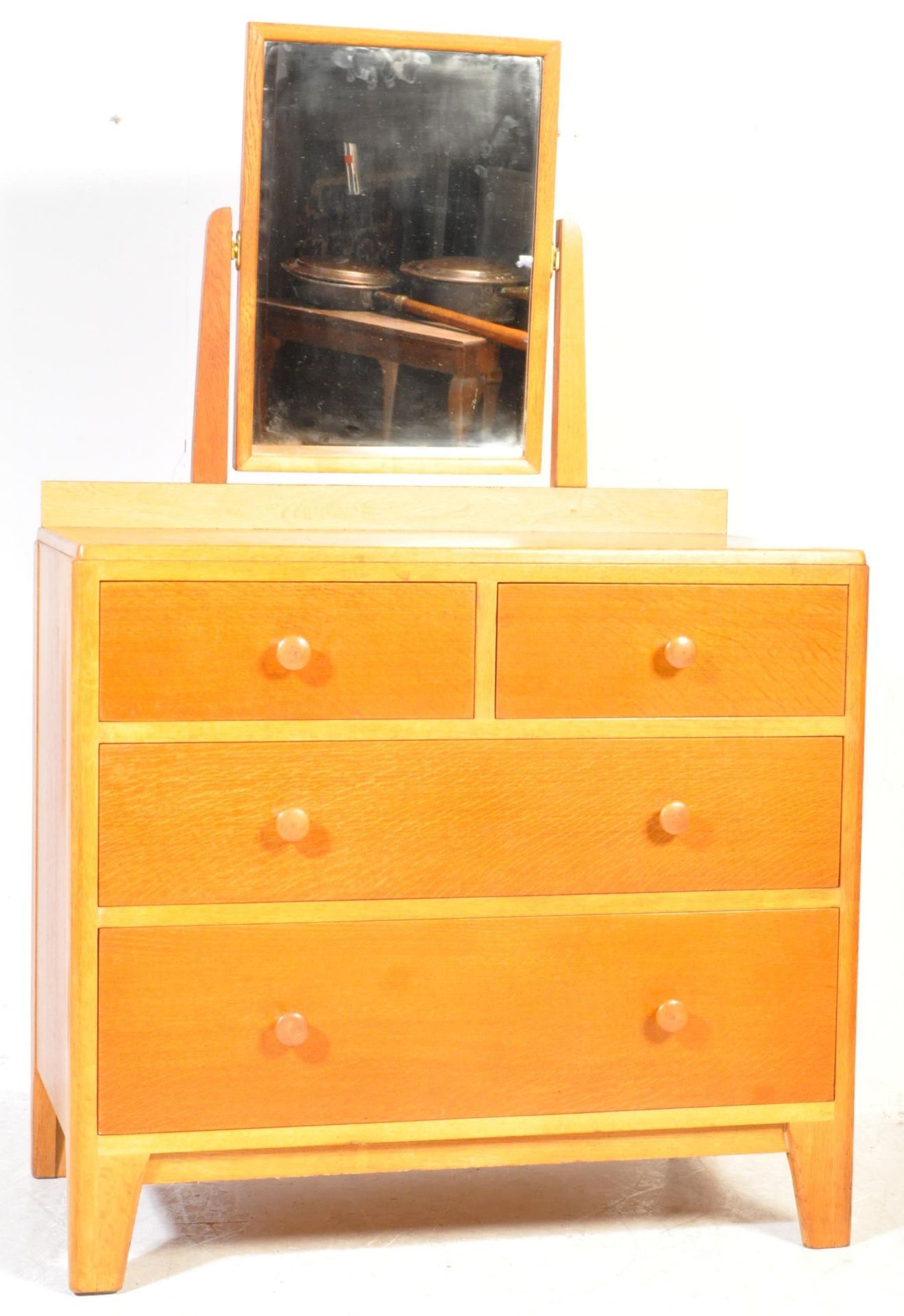 AIR MINISTRY TYPE OAK DRESSING CHEST - DRESSING TABLE