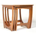 G PLAN - QUADRILLE - MID CENTURY TEAK WOOD NEST OF TABLES