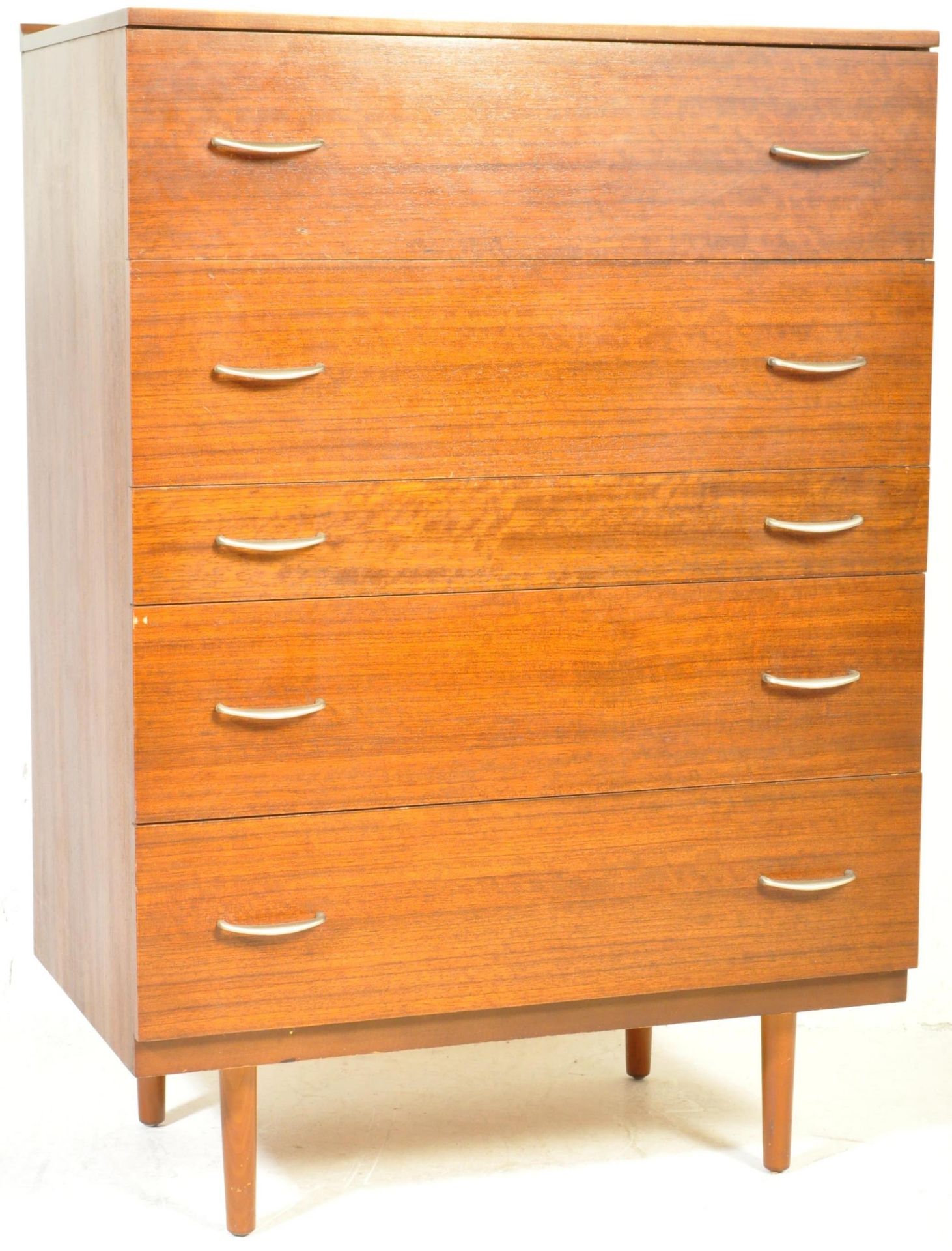 RETRO VINTAGE 20TH CENTURY STAG CHEST OF DRAWERS