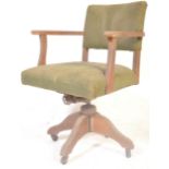 MID CENTURY INDUSTRIAL OFFICE FACTORY WORKERS SWIVEL CHAIR