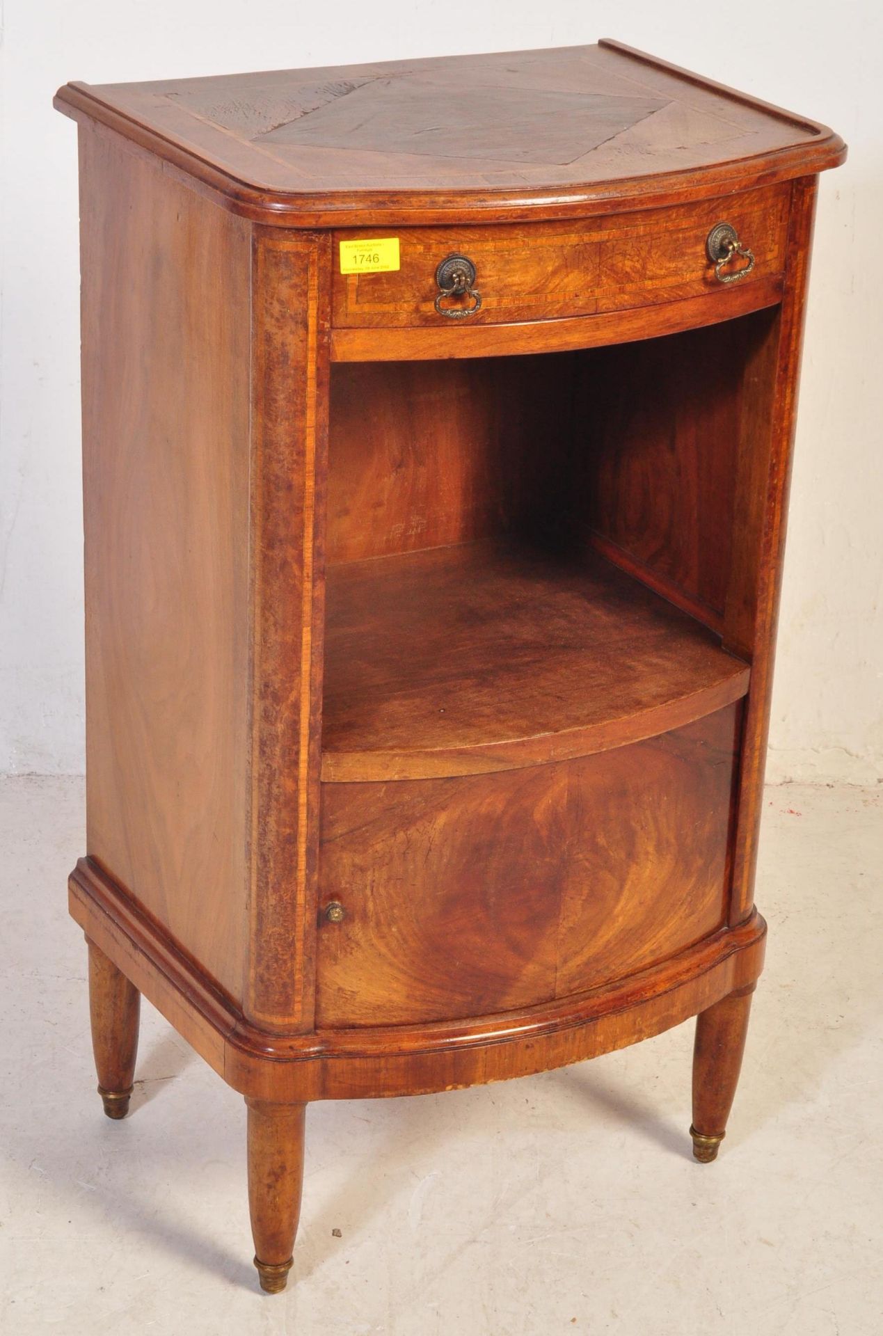 19TH CENTURY FRENCH WALNUT INLAID POT CUPBOARD - Bild 2 aus 5