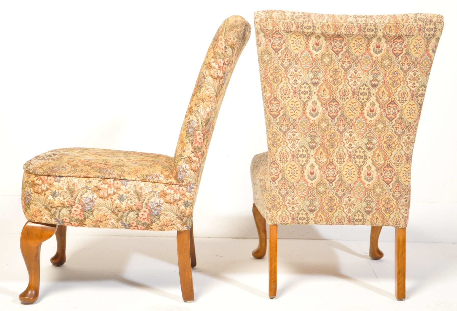 20TH CENTURY RETRO PARKER KNOLL STYLE BEDROOM CHAIRS - Image 8 of 9