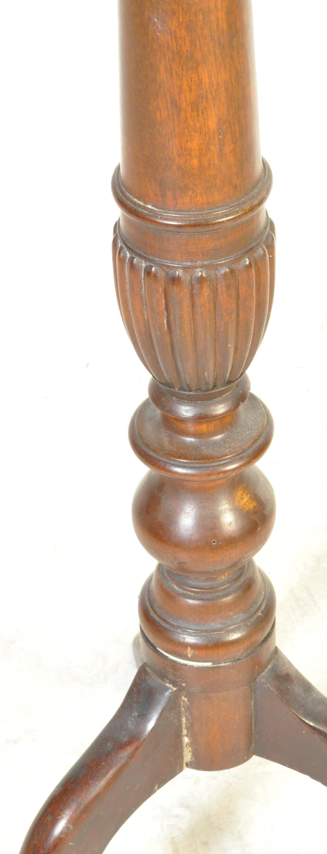 19TH CENTURY VICTORIAN MAHOGANY PLANT STAND - Image 3 of 3