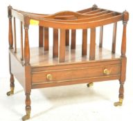 19TH CENTURY VICTORIAN MAHOGANY CANTERBURY