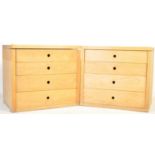 PAIR OF VINTAGE TERENCE CONRAN PENDINE MAPLE CHEST OF DRAWERS