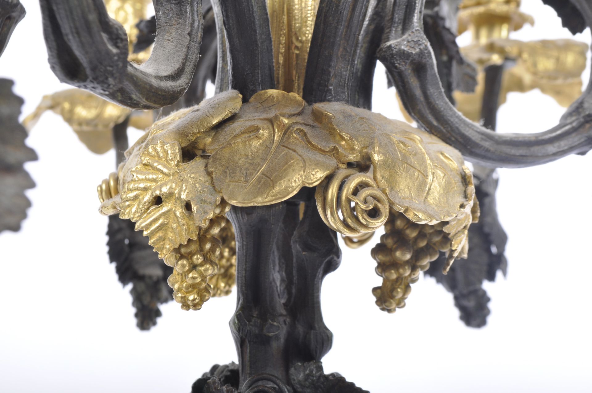 20TH CENTURY ITALIAN ORMOLU & BRONZE CANDELABRA - Image 5 of 9