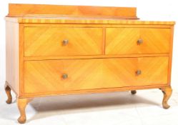 EARLY 20TH CENTURY ART DECO WALNUT DRESSING CHEST