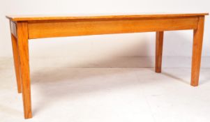 RETRO VINTAGE MID 20TH CENTURY OAK REFECTORY TABLE