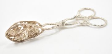 CONTINENTAL SILVER ROSE SUGAR TONGS