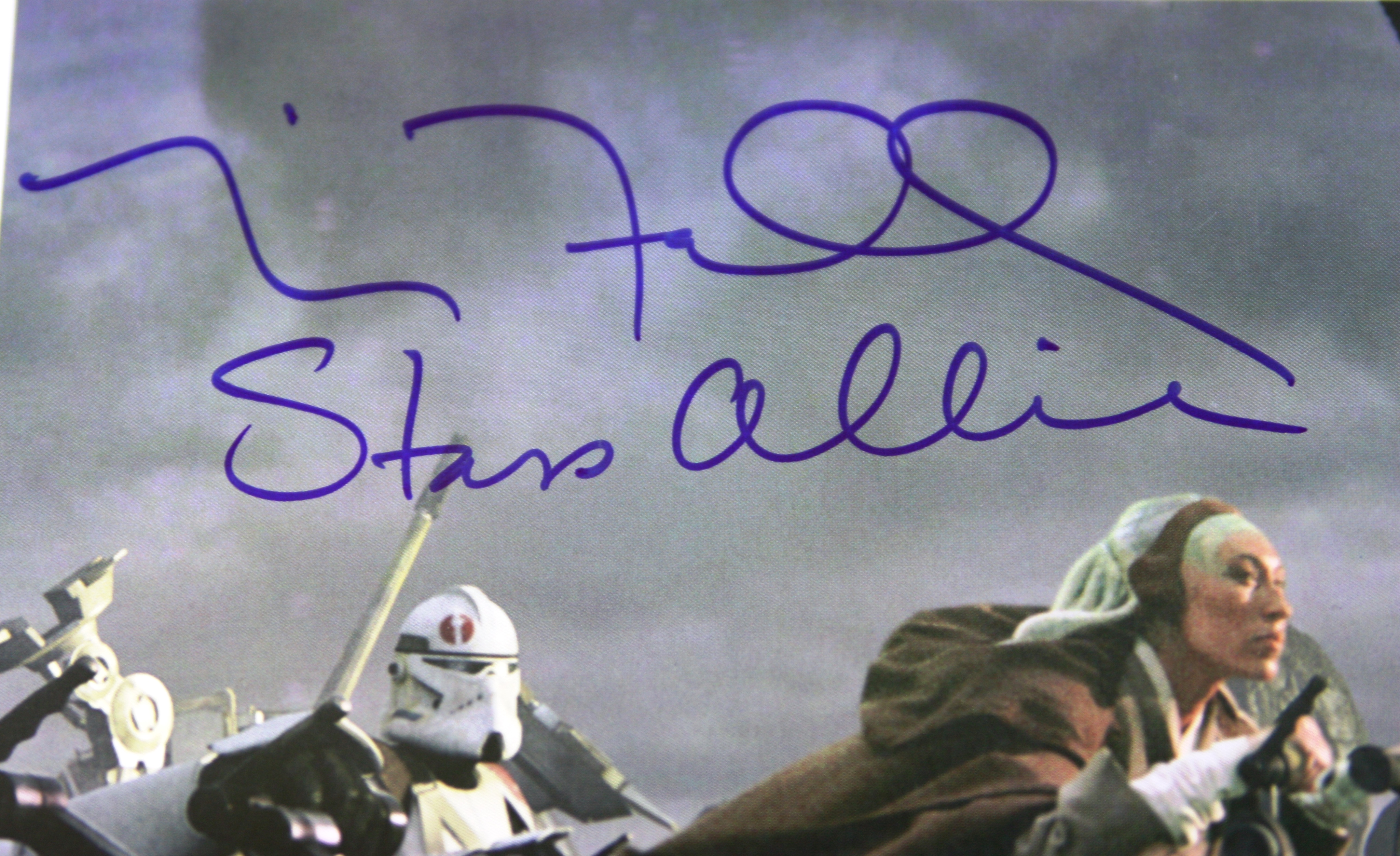 STAR WARS - NINA FALLON (STASS ALLIE) - OFFICIAL PIX SIGNED 8X10" PHOTO - Image 2 of 2