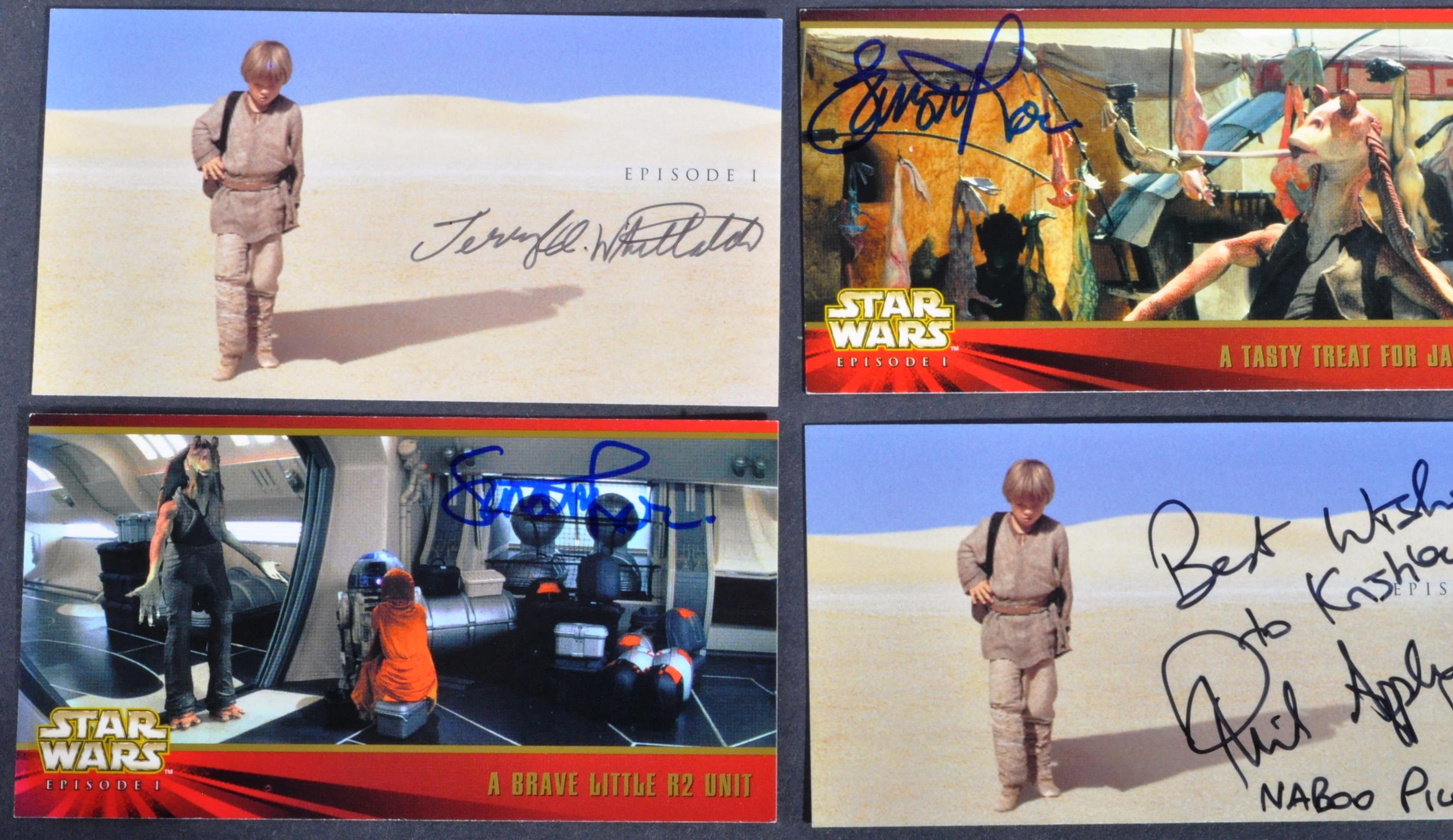STAR WARS - THE PHANTOM MENACE - COLLECTION OF SIGNED TRADING CARDS - Image 5 of 5