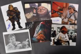 STAR WARS - RETURN OF THE JEDI - COLLECTION OF SIGNED 8X10" PHOTOS