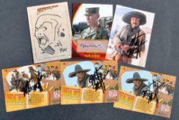 INDIANA JONES - TRADING CARDS - ASSORTED COLLECTION OF SIGNED CARDS