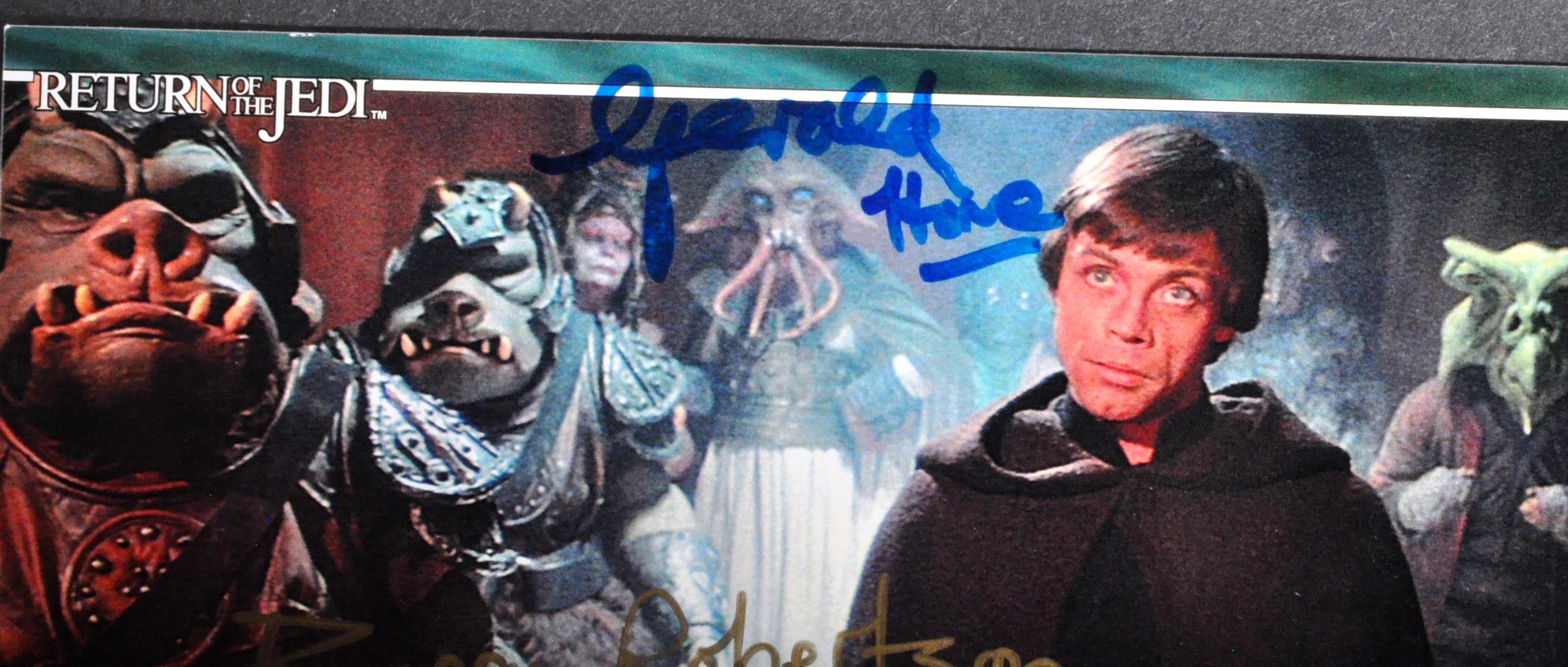 STAR WARS - ROTJ - BARRY ROBERTSON (D.2009) & GERALD HOME SIGNED - Image 3 of 3