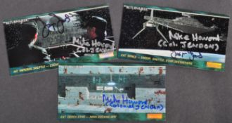 STAR WARS - TOPPS WIDEVISION IMPERIAL FLEET SIGNED TRADING CARDS
