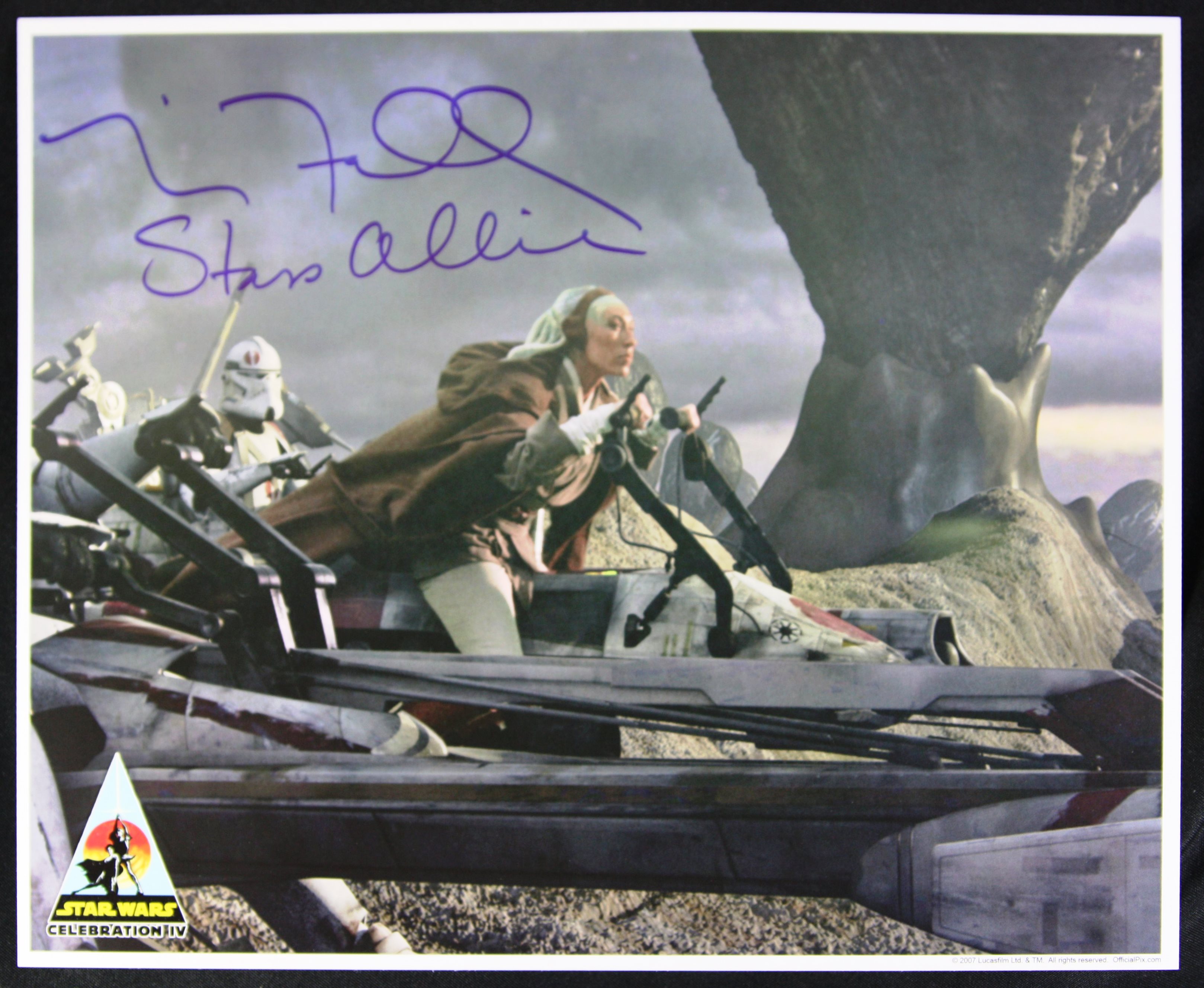 STAR WARS - NINA FALLON (STASS ALLIE) - OFFICIAL PIX SIGNED 8X10" PHOTO