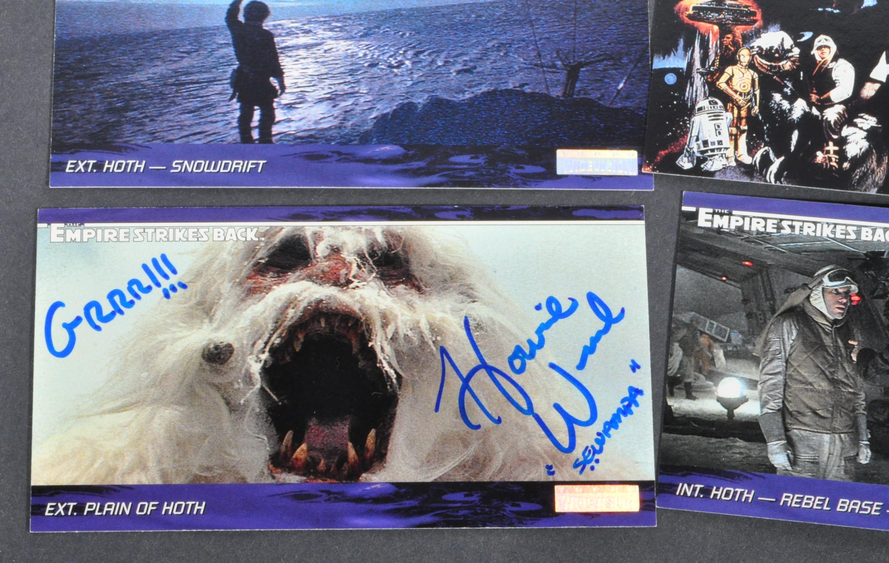 STAR WARS - EMPIRE STRIKES BACK - SIGNED OFFICIAL TRADING CARDS - Image 3 of 4