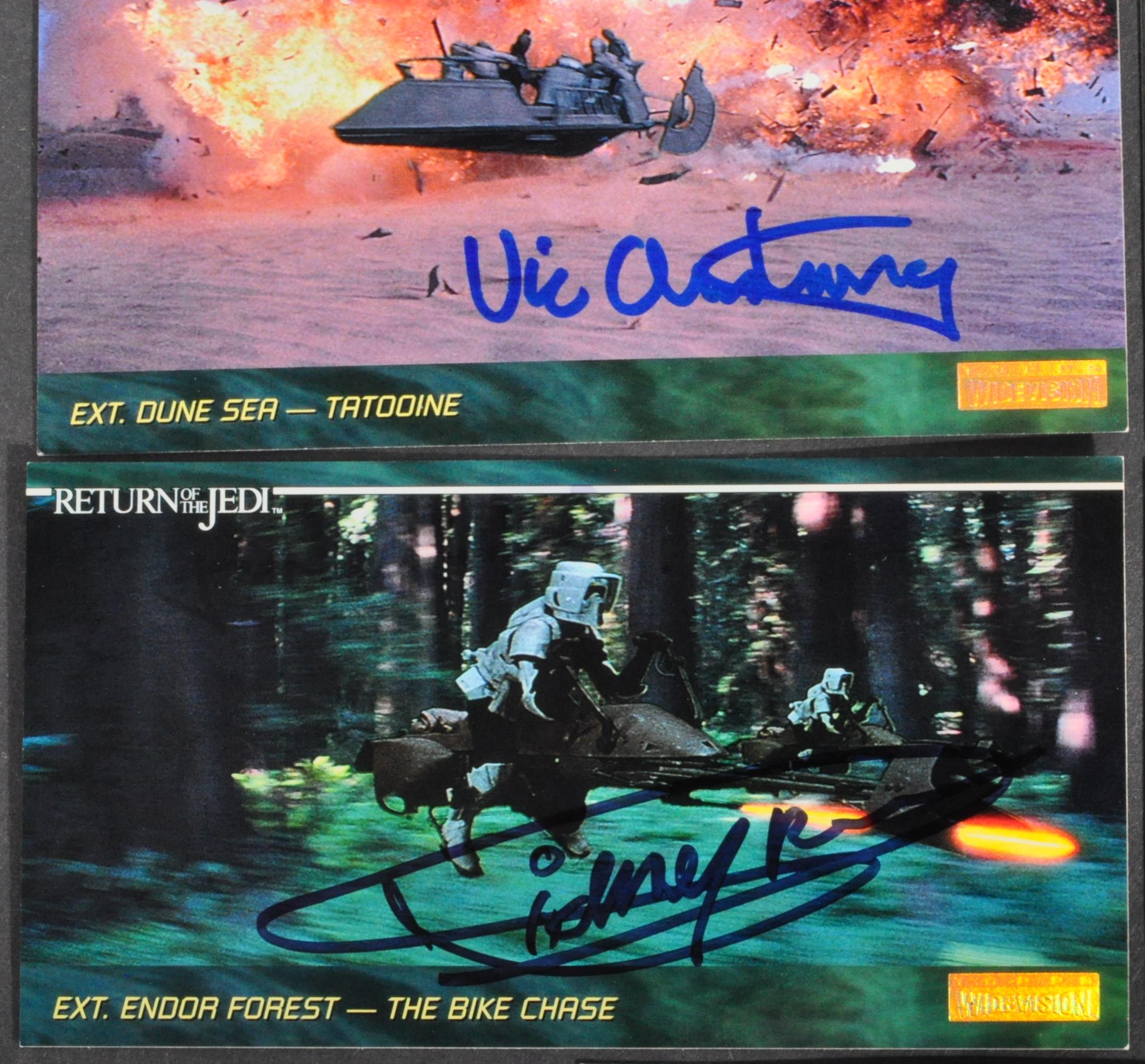 STAR WARS - ROTJ - TOPPS WIDEVISION AUTOGRAPHED TRADING CARDS - Image 2 of 4