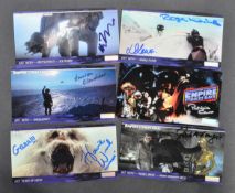 STAR WARS - EMPIRE STRIKES BACK - SIGNED OFFICIAL TRADING CARDS
