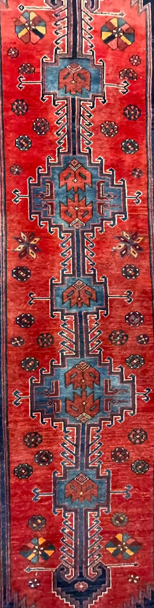 20TH CENTURY PERSIAN ISLAMIC LORI RUNNER RUG