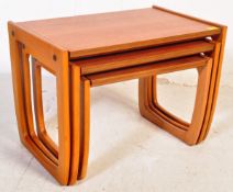 RETRO MID CENTURY TEAK NEST OF TABLES - NATHAN STYLE
