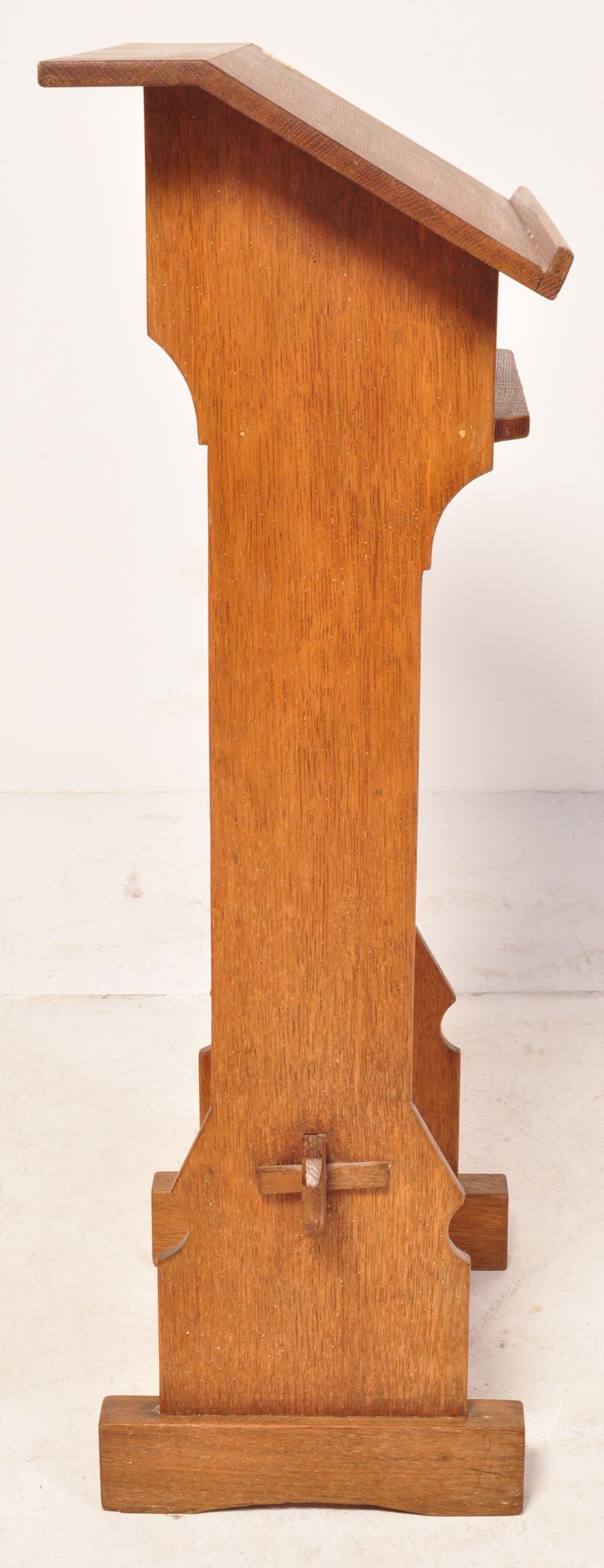 EARLY 20TH CENTURY OAK ECCLESIACTICAL READING LECTERN - Image 5 of 5