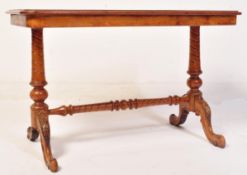 19TH CENTURY VICTORIAN MAHOGANY HALL - WRITING TABLE