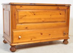 CONTEMPORARY COUNTRY PINE COFFER CHEST