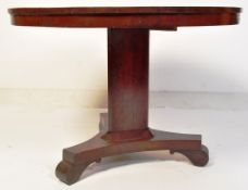 19TH CENTURY WILLIAM IV ROSEWOOD TILT TOP LOO TABLE