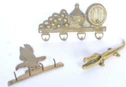 CROCCODILE NUT CRACKER - COLLECTION OF BRASS ITEMS