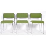 RETRO INDUSTRIAL STACKABLE CHROME DESK CHAIRS
