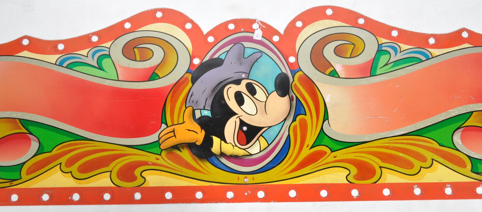DISNEY / FAIRGROUND - PAINTED PANEL FEATURING MICKEY MOUSE - Image 2 of 5