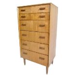 RICHARD YOUNG FOR G PLAN - MID CENTURY TEAK CHEST OF DRAWERS