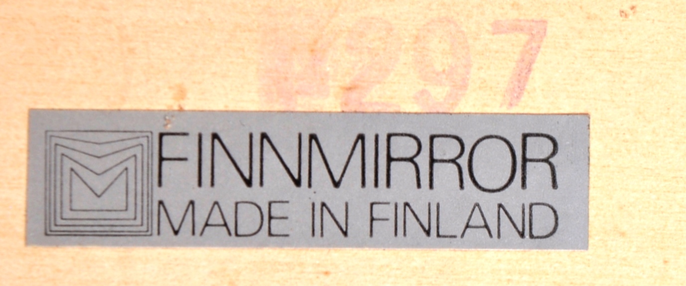 FINNMIRROR - MATCHING PAIR OF MID CENTURY MIRRORS - Image 4 of 4